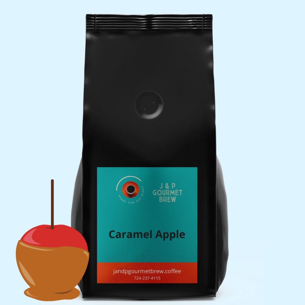 Caramel Apple Flavored Coffee (in a black bag)