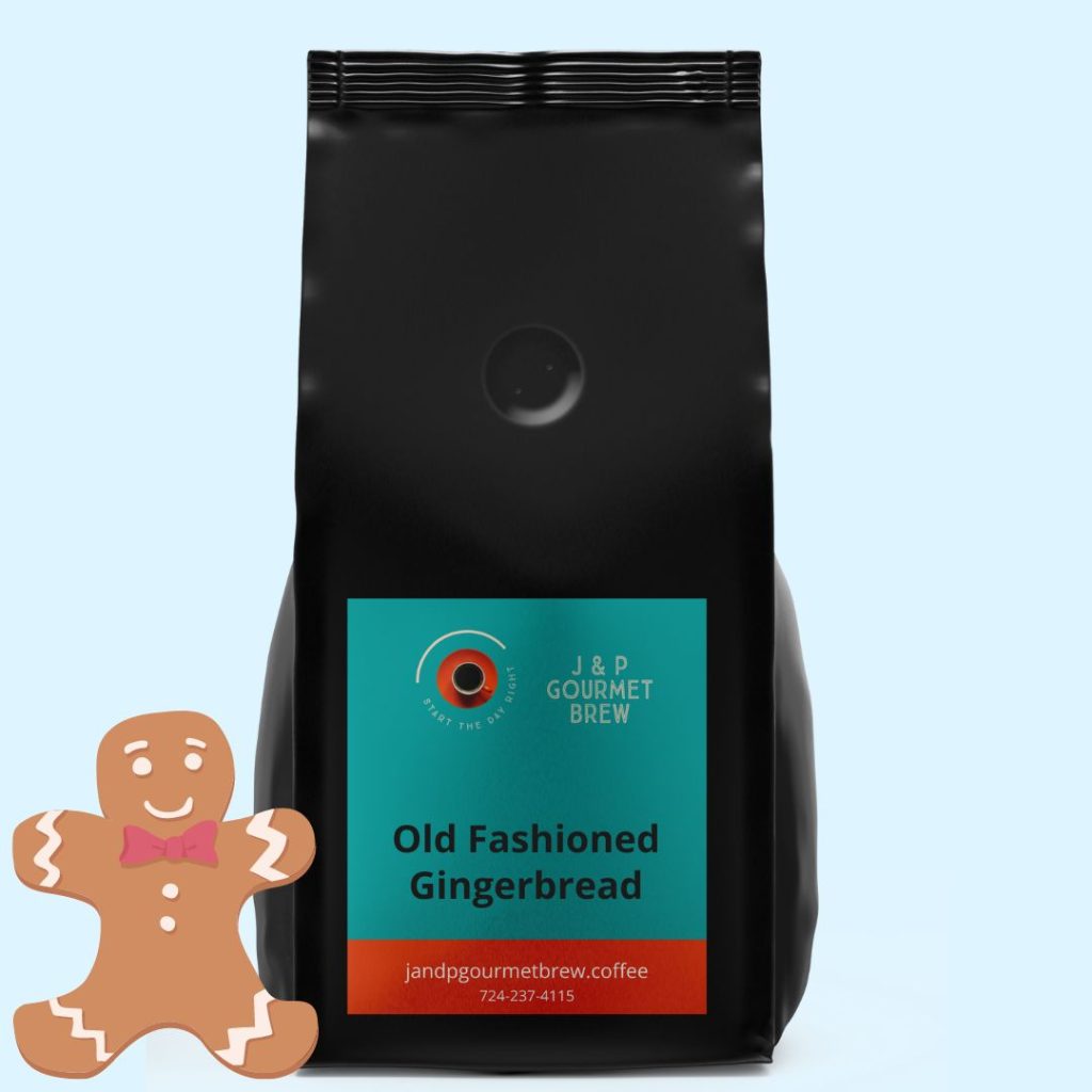 Old-Fashioned Gingerbread Flavored Coffee (in a black bag)