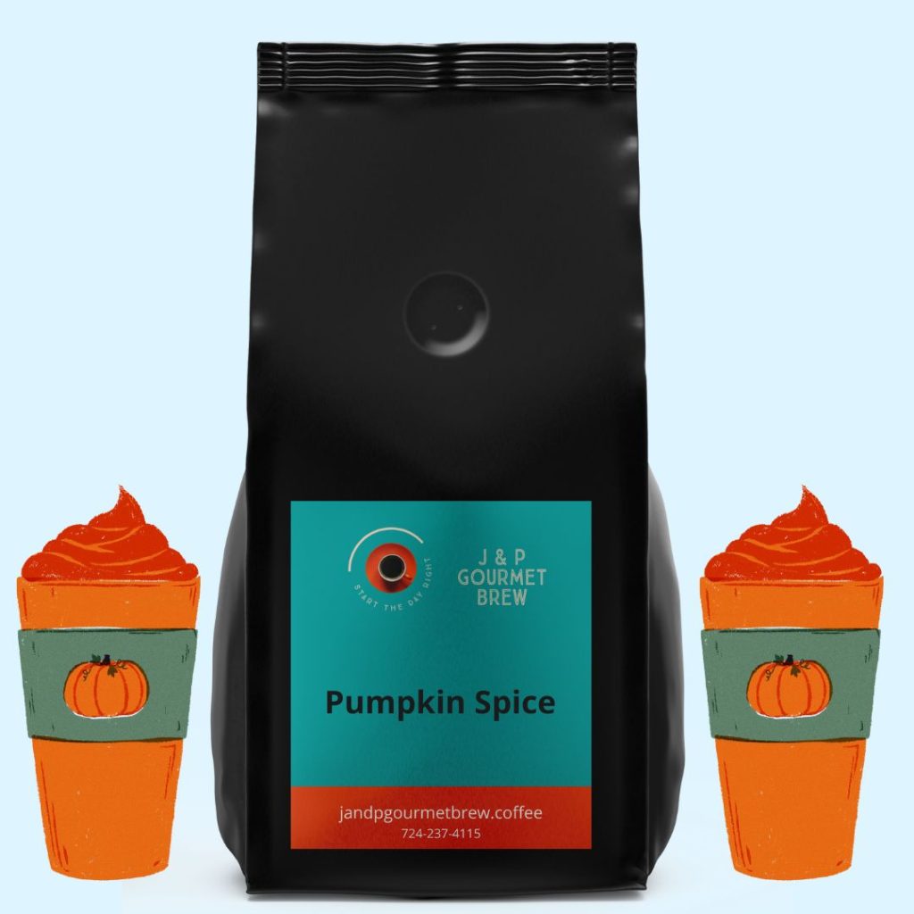 Pumpkin Spice Flavored Coffee (in a black bag)